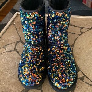 Sequin UGG boots